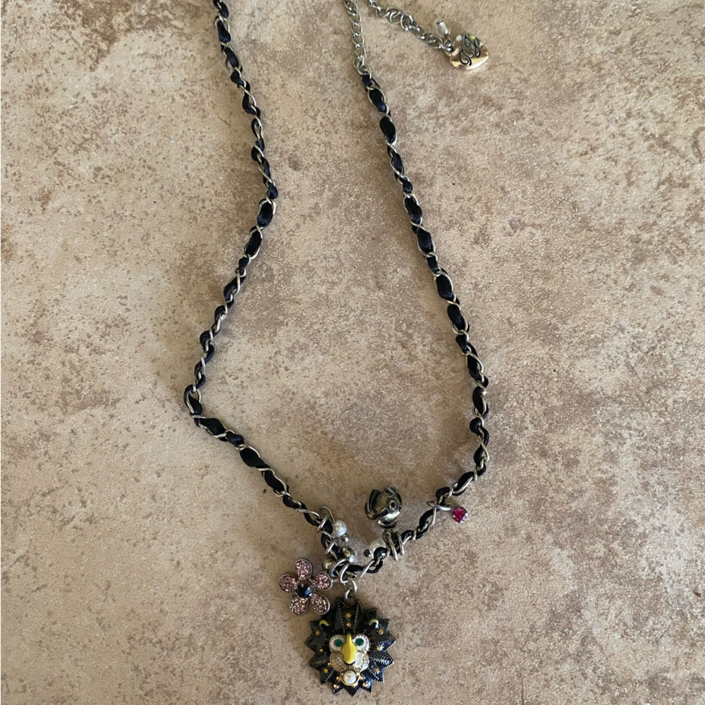 Vintage Betsey Johnson Lion Necklace